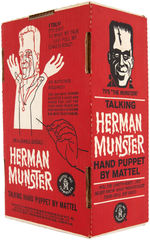 "THE MUNSTERS" BOXED "HERMAN MUNSTER" TALKING HAND PUPPET.