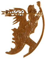 SALVADOR DALI-DESIGNED PIN FOR 40th ANNIVERSARY OF ISRAEL.