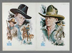 "JOHN FORD'S SERIES OF FAMOUS WESTERN STARS" PORTRAIT PORTFOLIO.