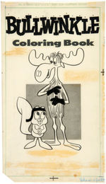 "BULLWINKLE COLORING BOOK" ORIGINAL ART LOT.