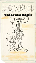 "BULLWINKLE COLORING BOOK" ORIGINAL ART LOT.