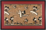 MICKEY & MINNIE MOUSE FRAMED WALLPAPER.