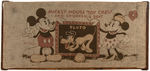 "MICKEY MOUSE TOY CHEST AND CHILDREN'S SEAT" (FABRIC-COVERED LID VARIETY).