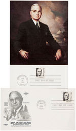 TRUMAN 1949  INAUGURAL 6 ITEMS PLUS 8 FIRST DAY OF ISSUE AND STAMP ITEMS.
