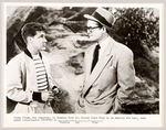 "ADVENTURES OF SUPERMAN" EIGHT TV STUDIO ISSUED VINTAGE PUBLICITY STILLS.