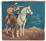 "THE LONE RANGER AND HIS GREAT HORSE SILVER" FULL SIZE EARLY ISSUE HARTLAND BOXED.