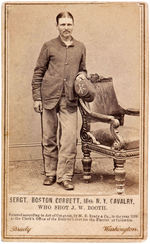 CIVIL WAR - BOSTON CORBETT CARTE DE VISITE.