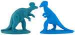 1964-65 EXPO "SINCLAIR DINOLAND" DINOSAUR LOT OF 4.