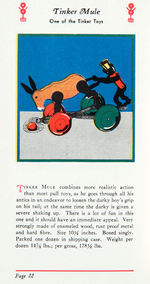 "TINKER TOYS" 1931 CATALOG.