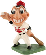 CLEVELAND INDIANS MAZZOLINI "CHIEF WAHOO" STATUE.