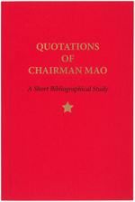 "QUOTATIONS OF CHAIRMAN MAO" 1964 FIRST EDITION OF FAMOUS AND INFAMOUS 'LITTLE RED BOOK'.