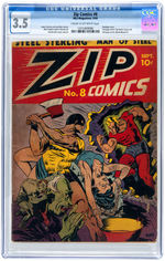 "ZIP COMICS" #8 SEPTEMBER 1940 CGC 3.5 VG-.