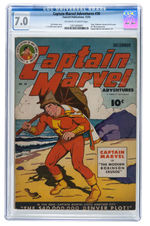 "CAPTAIN MARVEL ADVENTURES" CGC PAIR.