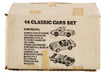 "14 CLASSIC CARS" BOXED SEARS EXCLUSIVE SET.