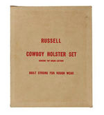 "RUSSELL COWBOY HOLSTER SET" WITH "RODEO" GUNS.