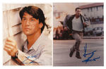 KEANU REEVES SIGNED PHOTO PAIR.