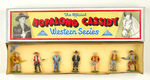 "THE OFFICIAL HOPALONG CASSIDY WESTERN SERIES" METAL FIGURES BOXED.