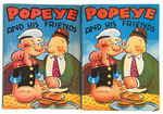 "POPEYE AND HIS FRIENDS" HARDCOVER BOOK WITH DUSTJACKET.