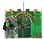 "WIZARD OF OZ" MEGO FIGURES AND "EMERALD CITY" PLAYSET LOT.