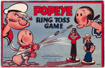 "POPEYE RING TOSS" BOXED GAME PAIR.