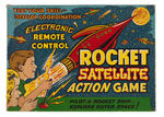 "ROCKET SATELLITE ACTION GAME."