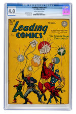 "LEADING COMICS" CGC TRIO.