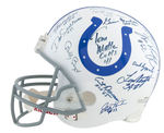 BALTIMORE COLTS MULTI-SIGNED HELMET WITH HALL OF FAMERS.