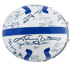 BALTIMORE COLTS MULTI-SIGNED HELMET WITH HALL OF FAMERS.