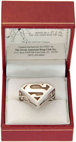 "SUPERMAN" FX LIMITED EDITION RING PAIR.