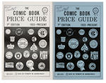 "THE COMIC BOOK PRICE GUIDE" SIGNED COVER PROOFS LOT.