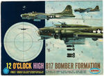 AURORA "12 O'CLOCK HIGH - B17 BOMBER FORMATION" BOXED MODEL KIT.