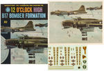 AURORA "12 O'CLOCK HIGH - B17 BOMBER FORMATION" BOXED MODEL KIT.