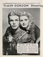 "UNIVERSAL WEEKLY" 1936 PUBLICATION WITH FLASH GORDON CONTENT.