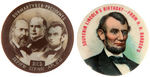 ABRAHAM LINCOLN FOUR SCARCE BUTTONS.