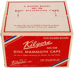 "KILGORE DISC MAMMOTH CAPS" & "WESTERN REPEATING CAPS" STORE BOX PAIR.