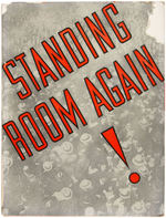 PARAMOUNT PICTURES "STANDING ROOM AGAIN!" EXHIBITOR PUBLICATION.