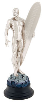 "SILVER SURFER" STATUE  CHROME PLATED EDITION BY RANDY BOWEN.