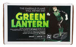 "GREEN LANTERN" THREE PIECE STATUE SET.