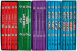 RUSS COCHRAN “EC COMIC” LIBRARY COMPLETE COLLECTION OF  60 BLACK AND WHITE VOLUMES IN 16 SLIPCASES.