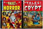 RUSS COCHRAN “EC COMIC” LIBRARY COMPLETE COLLECTION OF  60 BLACK AND WHITE VOLUMES IN 16 SLIPCASES.