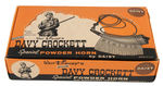 "WALT DISNEY'S DAVY CROCKETT SPECIAL POWDER HORN" BOXED DAISY SET.