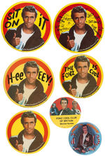 SEVEN BUTTONS PICTURING HENRY WINKLER AS THE FONZ.