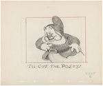 "SNOW WHITE AND THE SEVEN DWARFS" ORIGINAL STORYBOARD ART LOT.