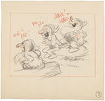 "SNOW WHITE AND THE SEVEN DWARFS" ORIGINAL & EARLY STORYBOARD ART LOT.