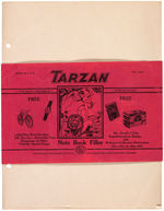 "TARZAN" SCHOOL SUPPLIES LOT.