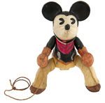 MICKEY MOUSE CELLULOID COWBOY FIGURE FROM WIND-UP TOY.