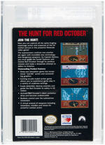 "THE HUNT FOR RED OCTOBER" VGA 90+ GRADED NINTENDO VIDEO GAME.