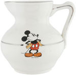 MICKEY & MINNIE MOUSE FRENCH PITCHER PAIR BY FAIENCERIE D’ONNAING CHINA COMPANY.