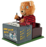 "TELEPHONE BEAR" BOXED BATTERY-OPERATED TOY.