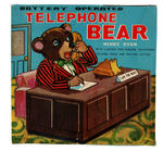 "TELEPHONE BEAR" BOXED BATTERY-OPERATED TOY.